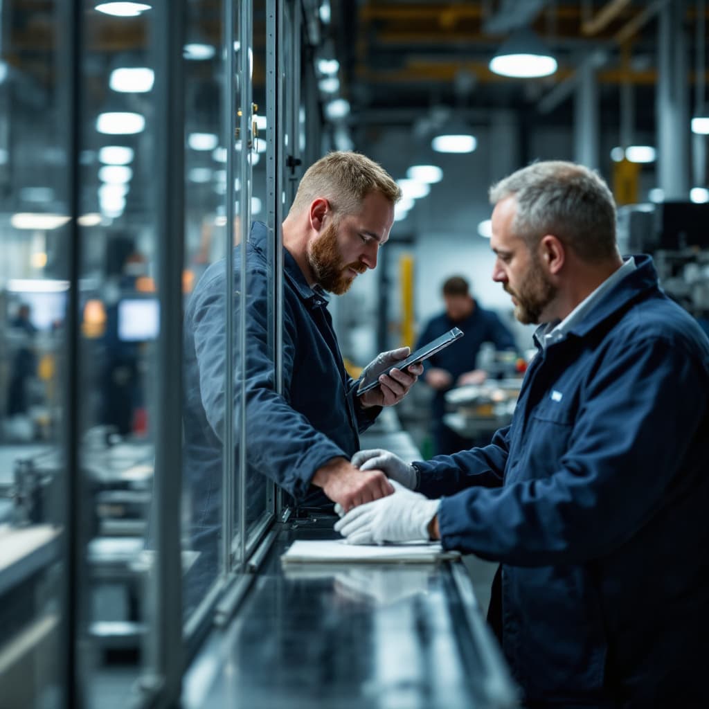 AI generated: Showing trust in the factory