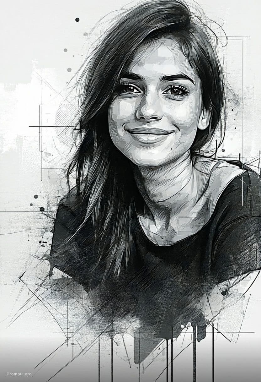 AI generated: Make this a easy tracing sketch drawing so when I print it it is easy for me to trace and it will lo...