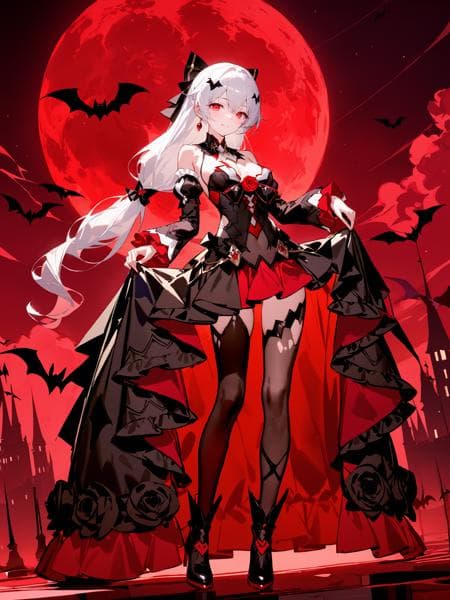 Theresa Apocalypse · Lunar Vow: Crimson Love 德丽莎 月下誓约· 予爱以心 | Honkai Impact 3rd
