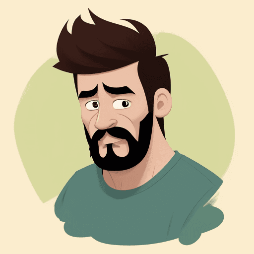 AI generated: please create cartoon a great father