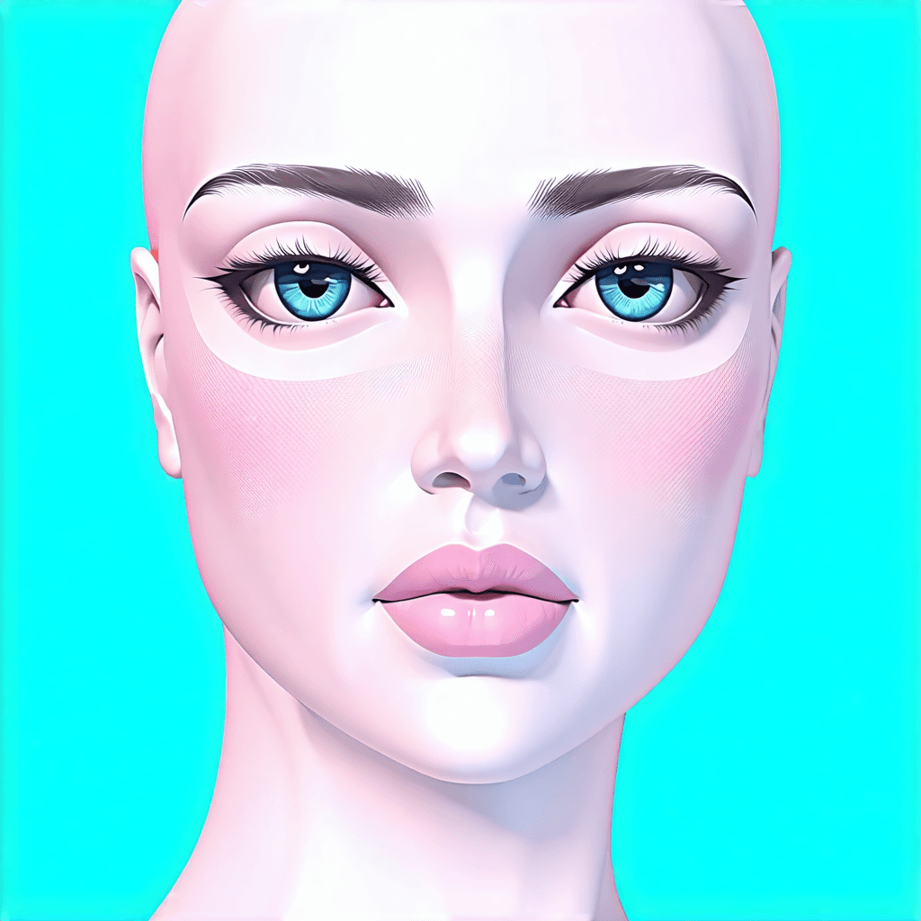 AI generated: GOAL: Complete the female figure's entire body, from head to toe, according to the following instruc...
