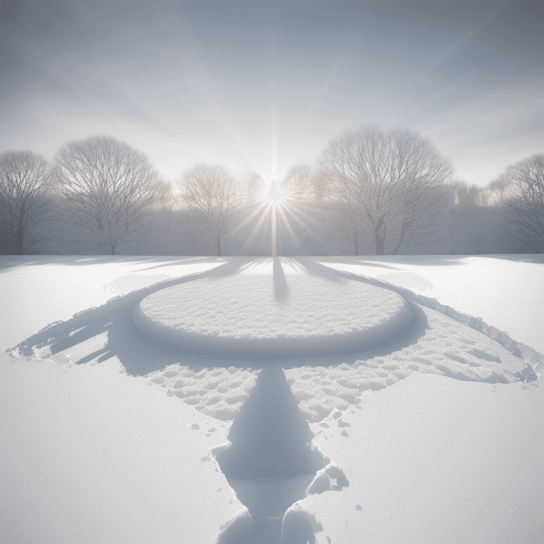 AI generated: (hyperrealism : 1. 4), (award winning: 1. 4) (masterpiece photo: 1. 4) BREAK  winter, snow, sun, col...