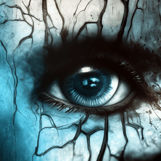 AI generated: human eye image hd wallpaper, in the style of cryengine, wet-on-wet blending, evocative environmenta...