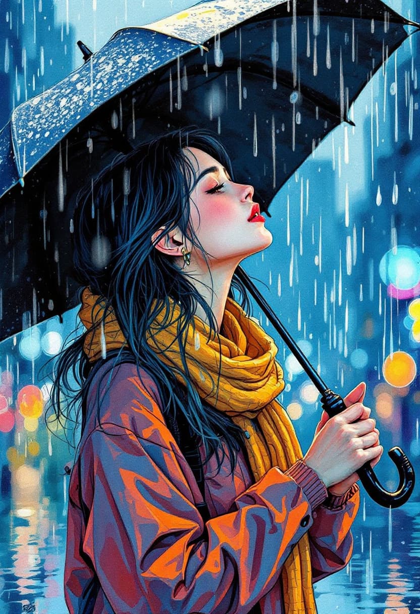 AI generated: Sketch, Beautiful Colored Pencil Line Art, Beautiful Curves, Brush Strokes Technique, Artistic, Beau...