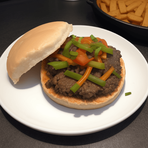 AI generated: Lean beef patty 