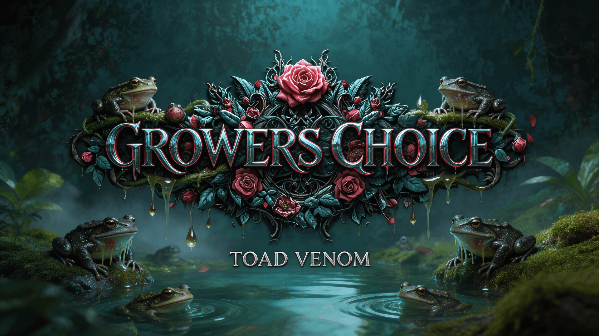AI generated: Creat a Image in the same direction like the uploaded Picture, but use a Text with "Growers Choice "...