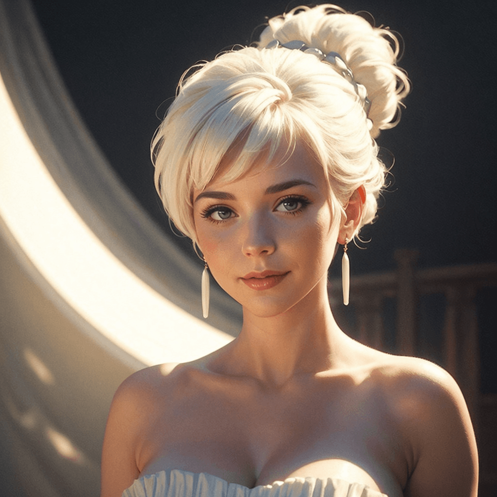 AI generated: ((best quality)), ((masterpiece)), ((realistic)), Hyperrealism, scene, digital, ( wilma flintstone:1...