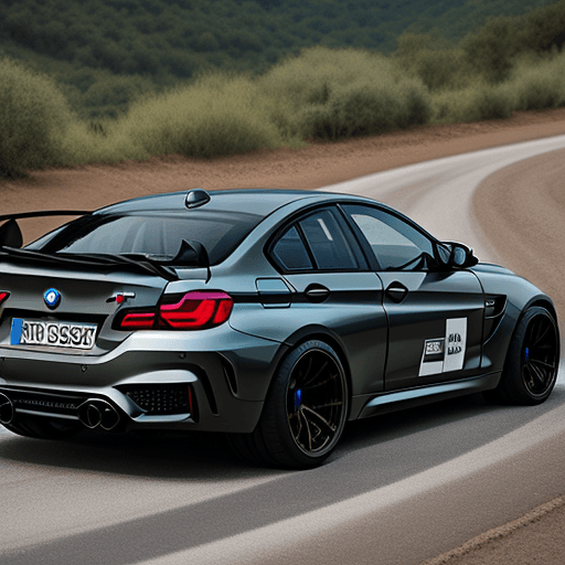 AI generated: wild boar (animal) with BMW M badge