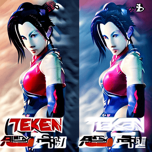 AI generated: tekken 7, Asuka kazama