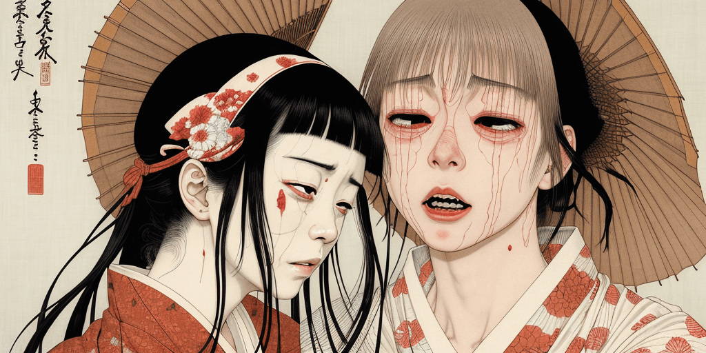 AI generated: Woman crying, artwork by Takato Yamamoto and Chika Yamada, very detailed, realistic, hyperrealistic,...