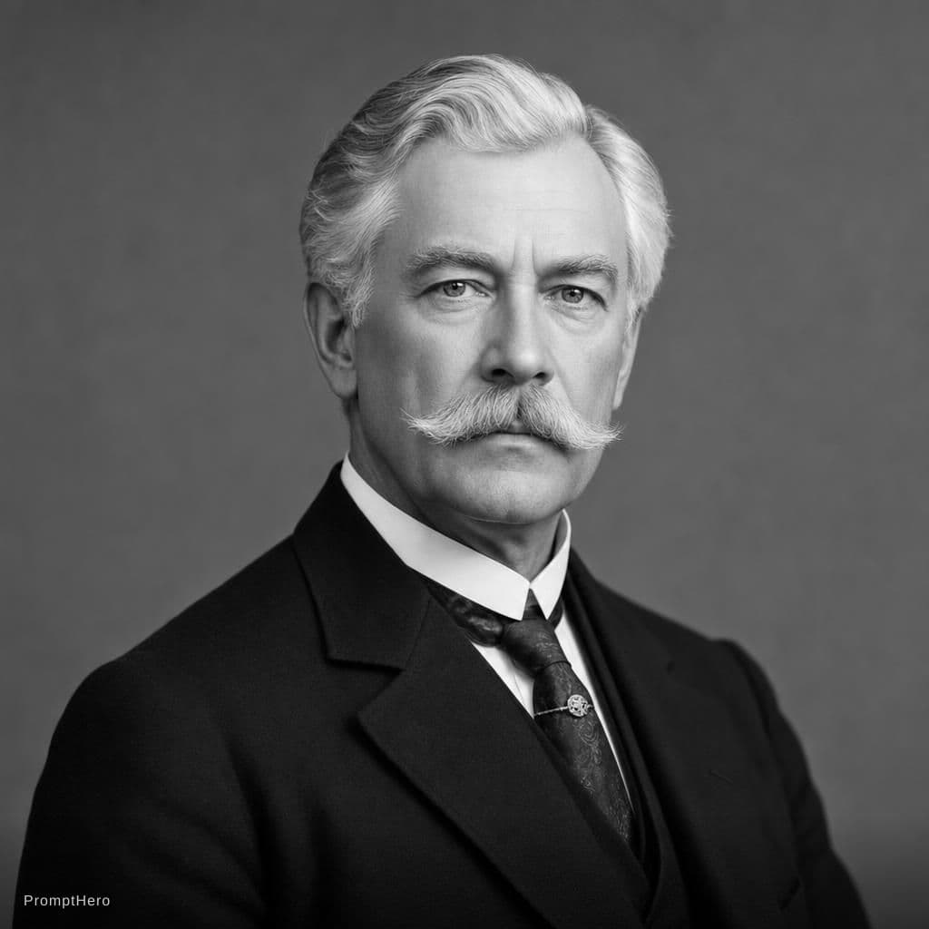 AI generated: Image Type: Digital photograph, formal portrait.

Overall Photographic Style: Photorealistic, high...