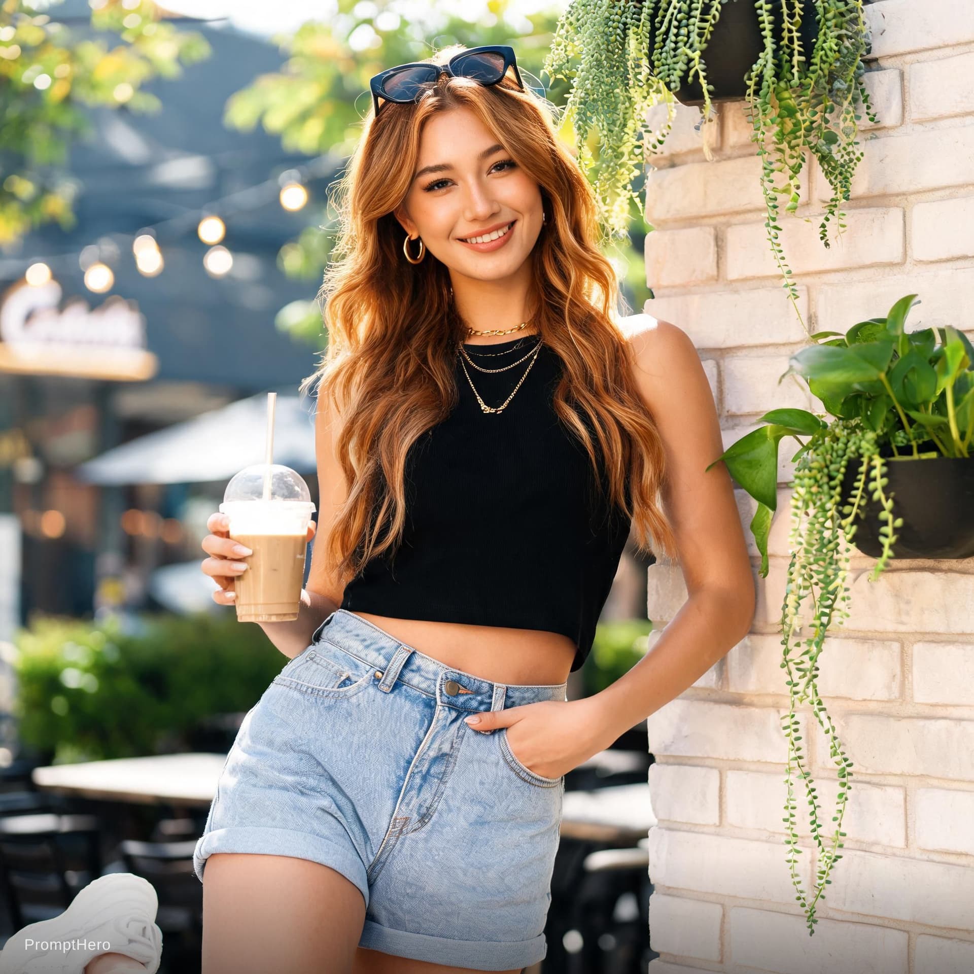 AI generated: create hot girl  image