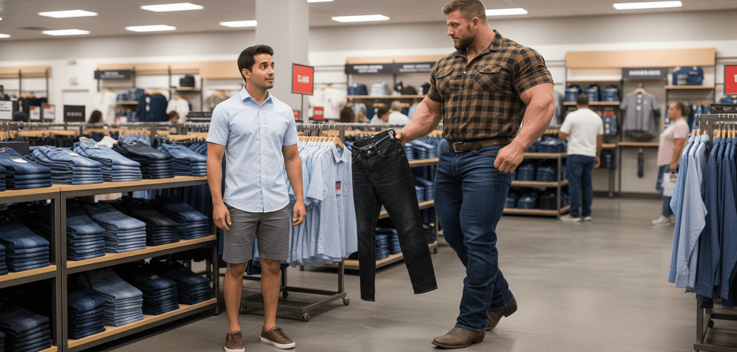 AI generated: The bodybuilder is 6'4" tall, he has huge muscular shoulders  and super extra huge muscular legs.
H...