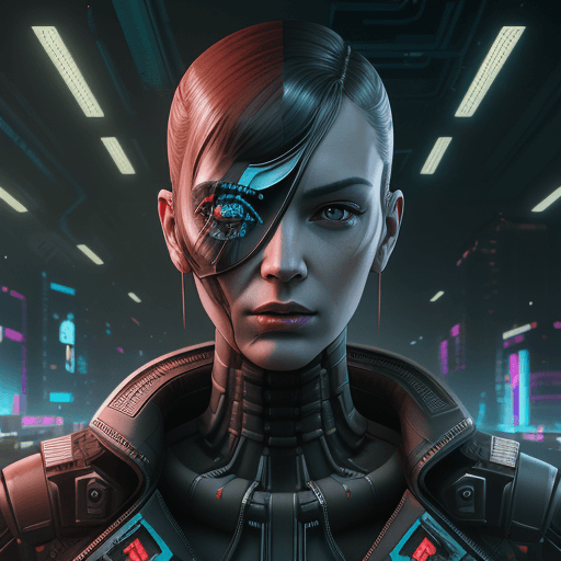 AI generated: android android games for ios or android, in the style of tristan eaton, cyberpunk dystopia, meticul...