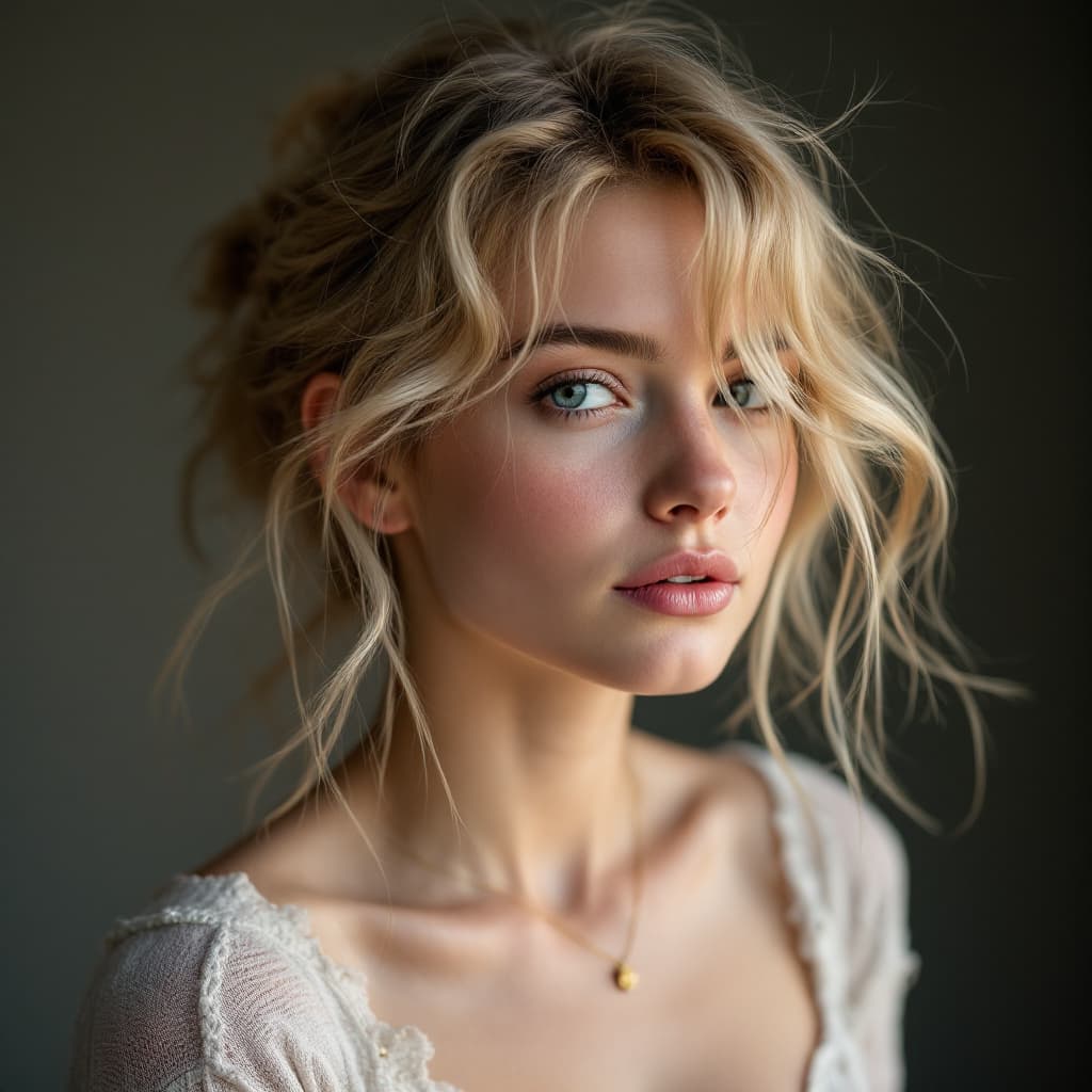 AI generated: generate a 20 year old Swiss girl, with blonde hair,