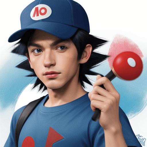 AI generated: ASH KETCHUM
