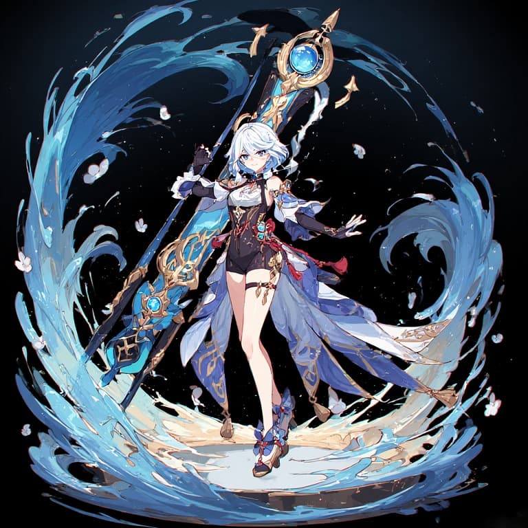 AI generated: Overall, it's an absolute wovens from Genshin Impact. waifu character portrait, 1girl, very high res...