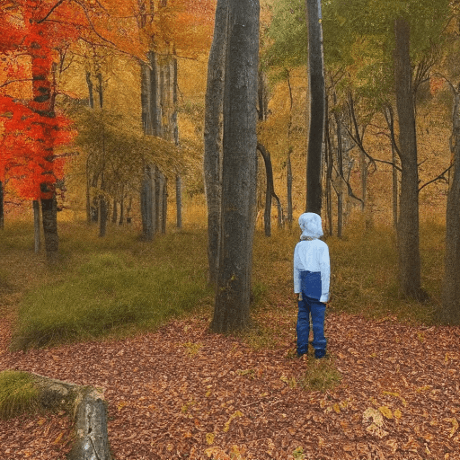 AI generated: Leo notices that things in the forest are beginning to change. The leaves around him start turning b...