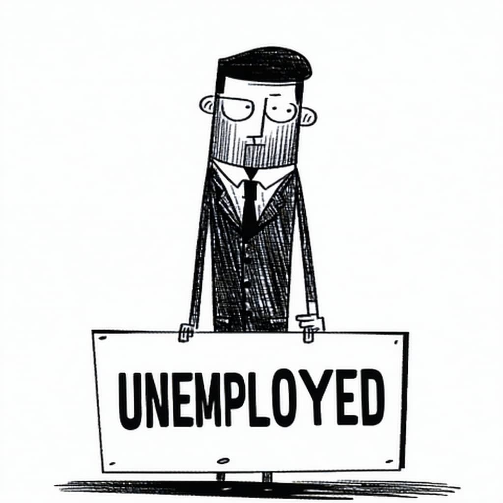 AI generated: unemployed