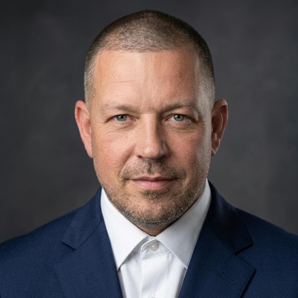 AI generated: Use this updated prompt:

> Take this photo and turn it into a professional LinkedIn headshot.  
>  ...