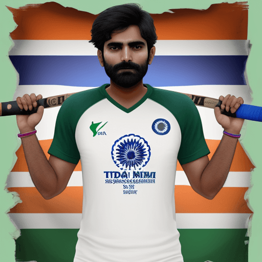 AI generated: A celebratory T-shirt design marking India's victory in today's match. The front of the T-shirt prou...