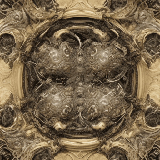 AI generated: the source of future growth dramatic, elaborate emotive metallic Baroque and Rococo styles to emphas...