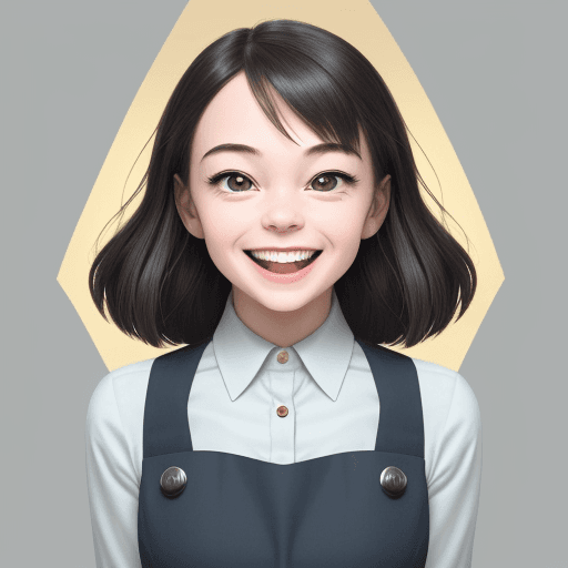 AI generated: Generate an image of a person with a happy and playful expression on their face. The person's eyes s...