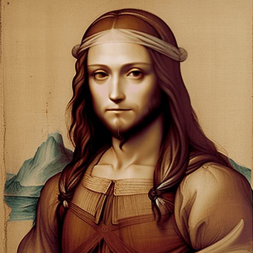 AI generated: Please draw Leonardo da Vinci