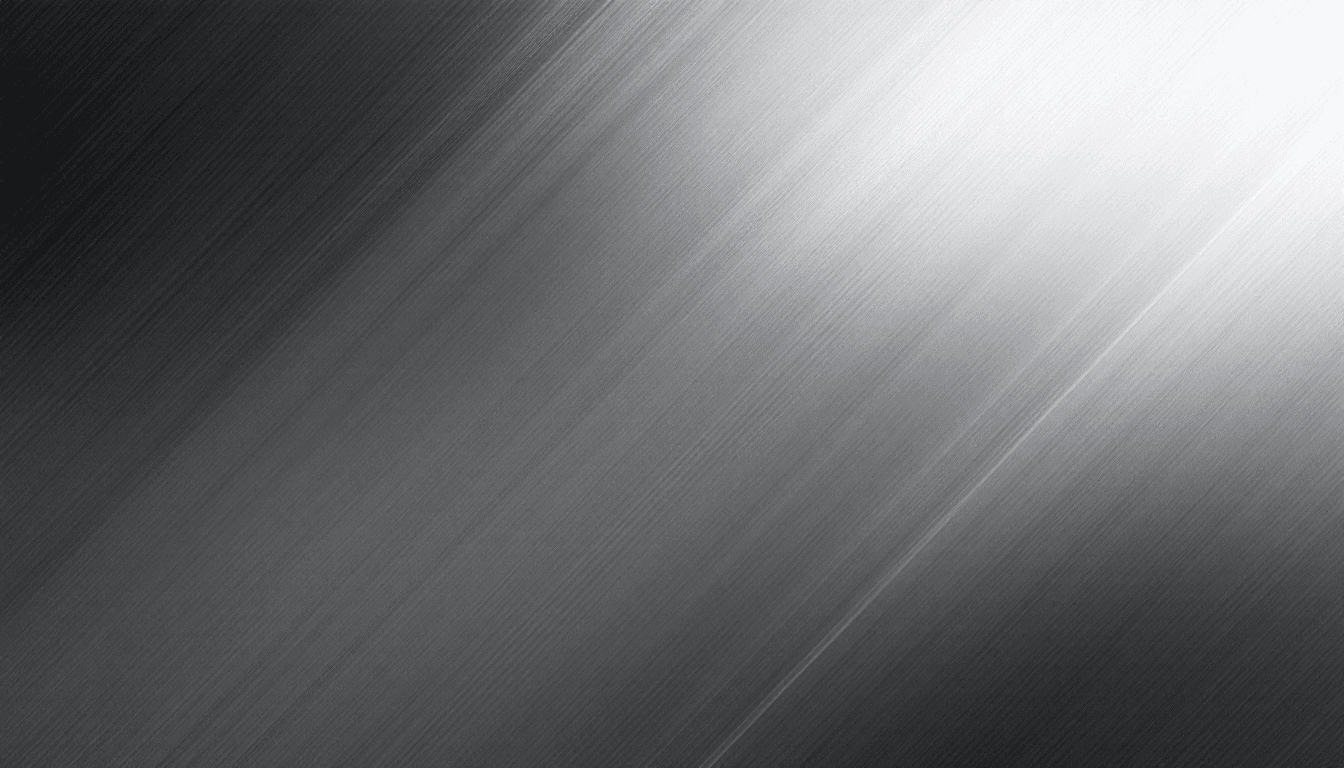AI generated: A simple, elegant metallic wallpaper with a smooth brushed steel texture. The design should be minim...