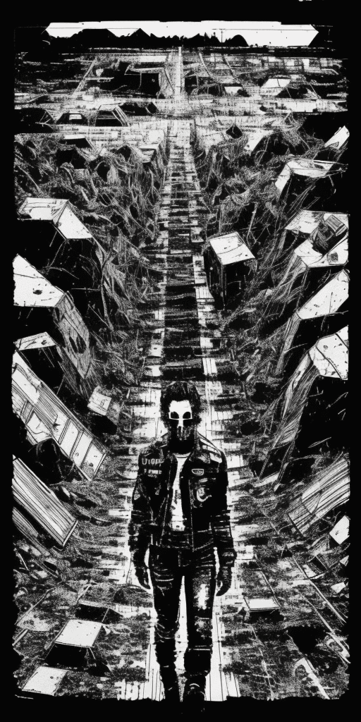 AI generated: (4k4d rfktrstyle "but first things first i'm ganna take the world with me when they put me in the di...