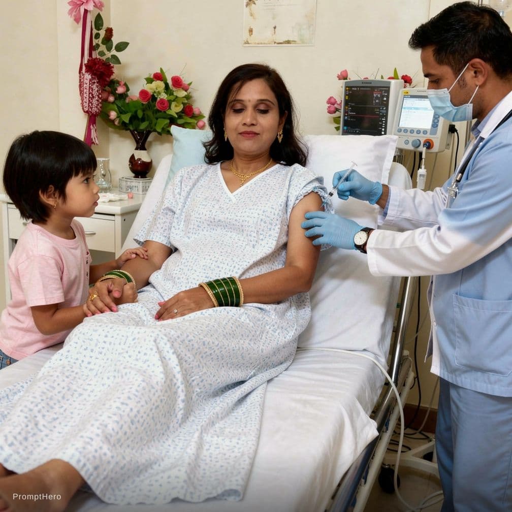 AI generated: Make women wear bikini lie on surgery table
Her navel is expose and doctor injecting in her navel an...