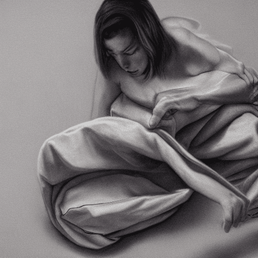 AI generated: Lilith demon folding laundry, night time, Hyperrealism, realistic lighting, noblur