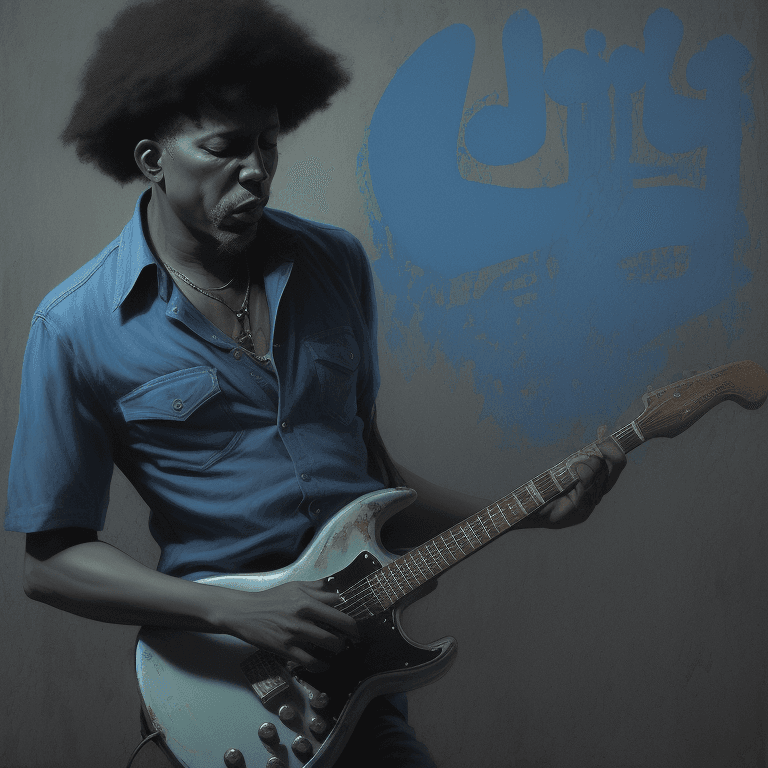 AI generated: Blues music