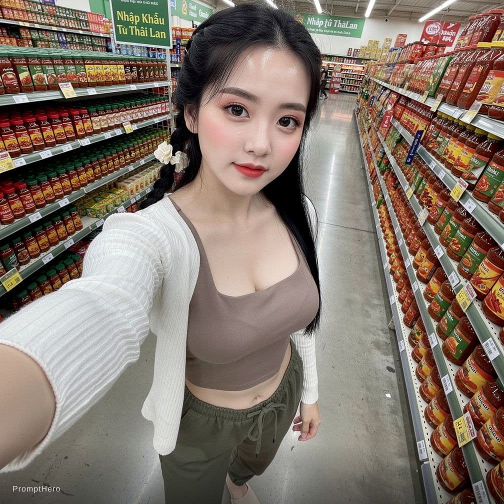 AI generated: Hyper-realistic, photorealistic, 8K ultra-detailed selfie photograph of the exact same beautiful 18-...