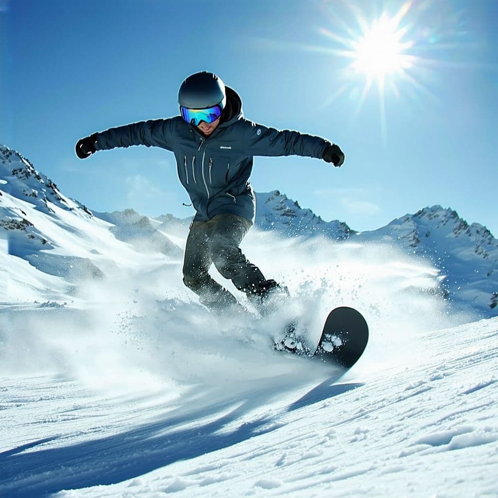 AI generated: Craft
Generate a dynamic and high-energy image of a snowboarder performing an aerial trick on a snow...