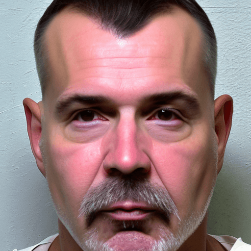 AI generated: generate another image of another inmate. Make sure it is a headshot