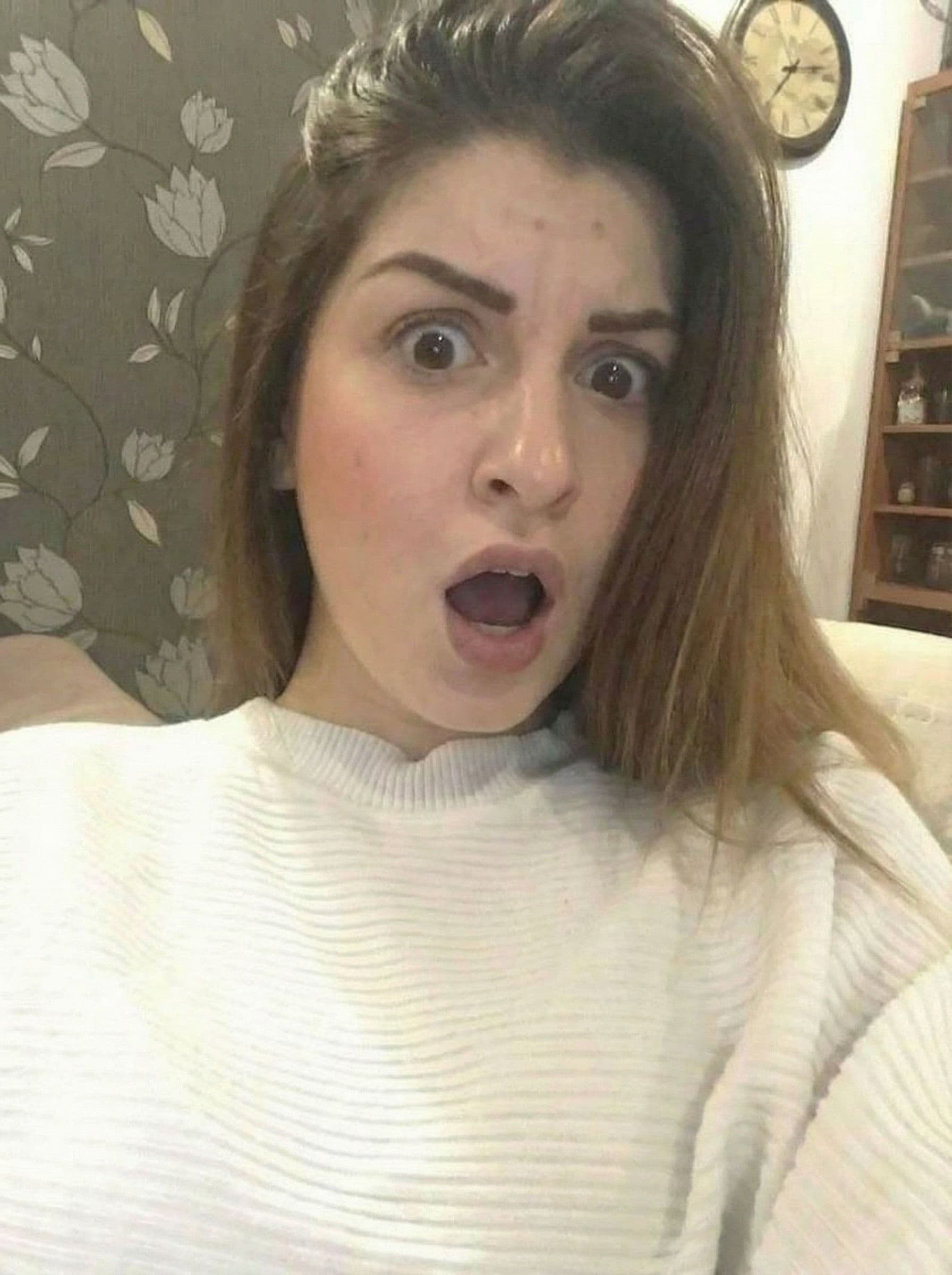 AI generated: shocked face