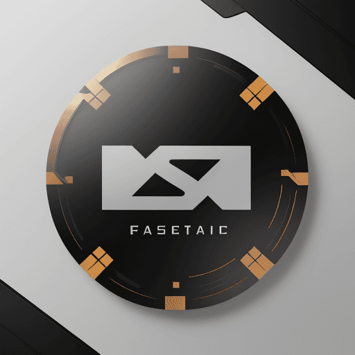 AI generated: logo fastsite fast impactful AI , ultra realistic, high quality, 8k