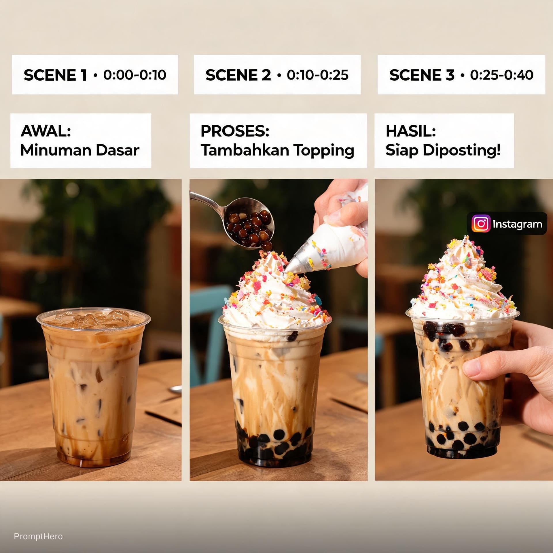 AI generated:  Buatkan saya ide pembuatan video dari gambar tersebut 
