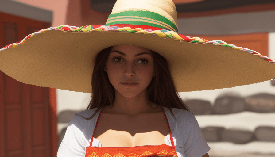 AI generated: mexican with hat