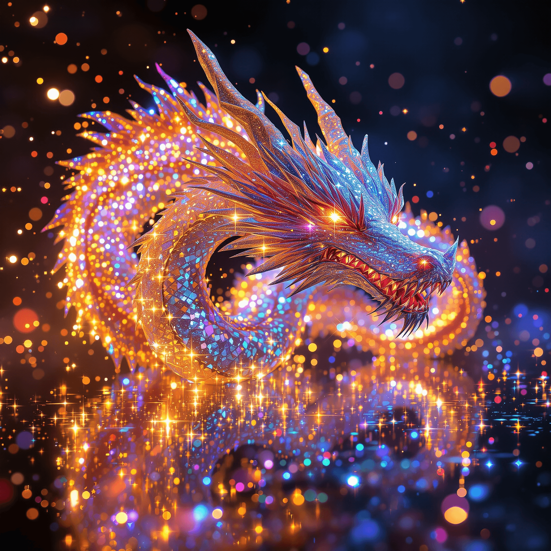 AI generated: Starlit Dragon
