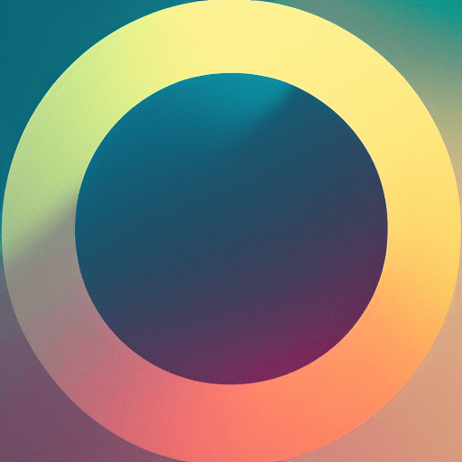 AI generated: image of a circle, with dreamy colors, dramatic light, pale sunrise, battered, low angle, 4k, focuse...