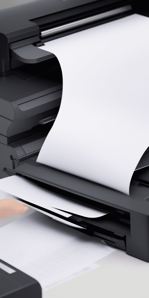 AI generated:  printer  scaner papers
