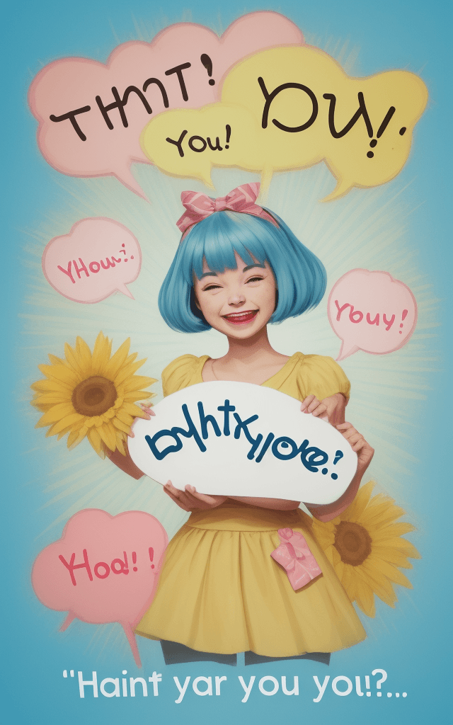 AI generated: 😀thank😃you!