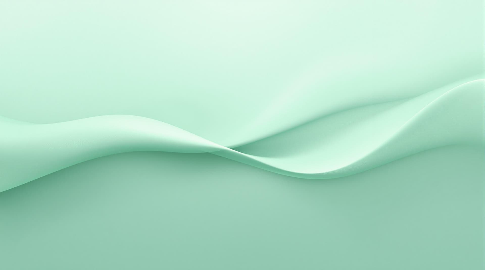 AI generated: A minimalist neomorphic wallpaper with a clean, solid light pastel green background. Design a single...