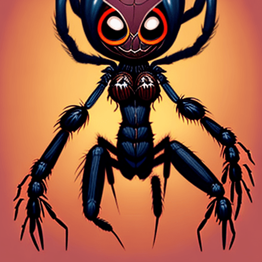 AI generated: An original spider hybrid monster girl character named Salticidae. She is a spidertaur, better known...