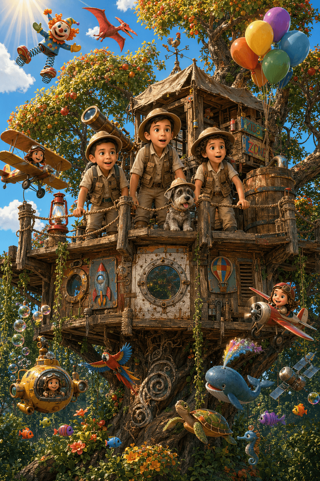 AI generated: convertir una imagen, basada en la foto de referencia, manteniendo los rasgos faciales originales de...