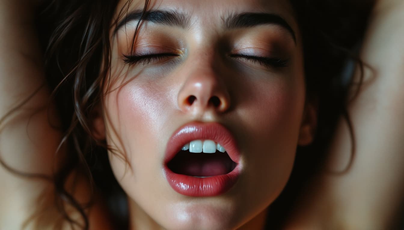 AI generated: mila kunis, Hyper-realistic erotic photography, extreme close-up of the face and upper body only.
Be...