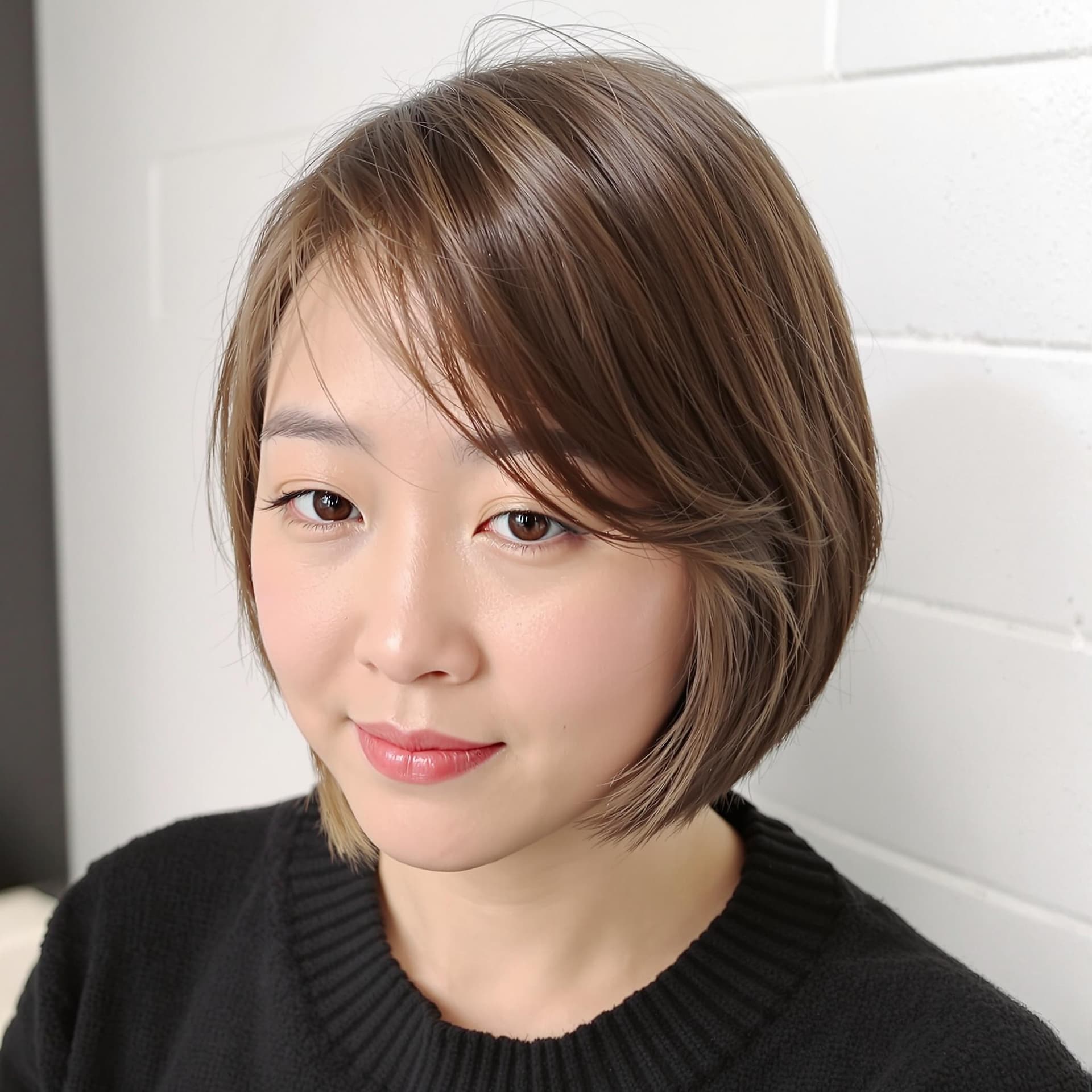 AI generated: Salon Styling, Photo Style, 35 year old Japanese Female, Japanese Female, Slightly Downward Facing, ...