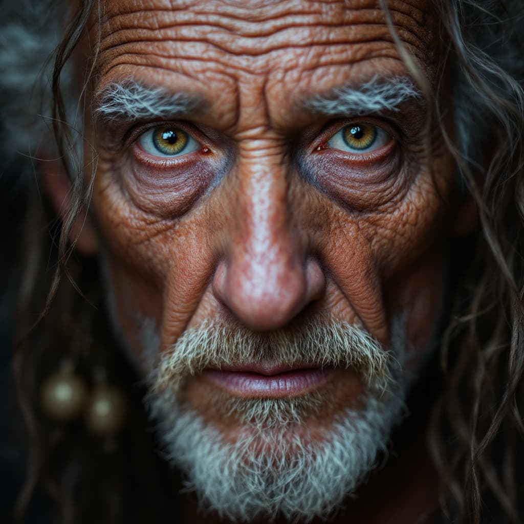 AI generated:  amazing portrait Elderly superhero man, ultra realistic, zeiss portrait, leica portrait, photograph...